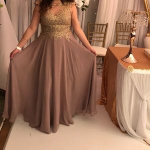 Bridesmaid dress lilac gold size Large